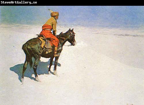 Frederick Remington The Scout : Friends or Enemies